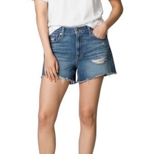 Levi’s High Rise Denim Cut Off Distressed Shorts size 32”
